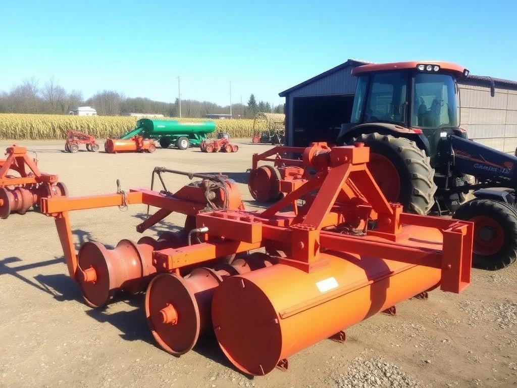 Grada rotativa con rodillo 2,50 m